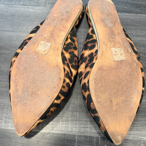 Kurt Geiger Leopard Print Eye Embellished Mules - Picture 2 of 2